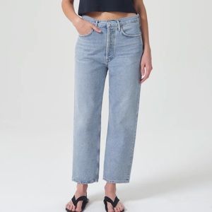 AGOLDE 90'S CROP MID RISE STRAIGHT